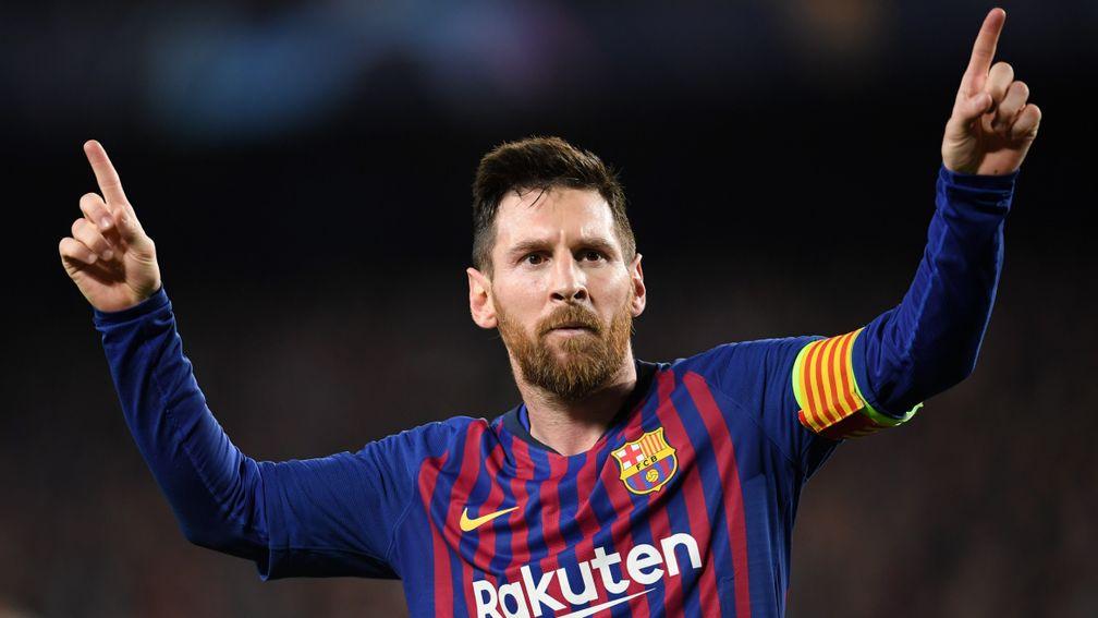 Lionel Messi scored a stunning free kick for Barcelona