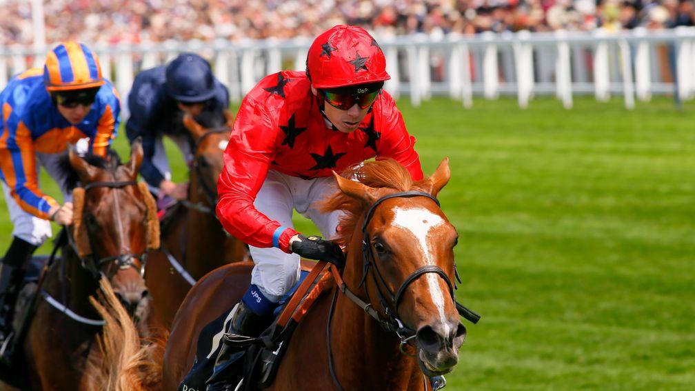 Balios: maternal grandson of Elle Danzig struck at Royal Ascot in the King Edward VII Stakes
