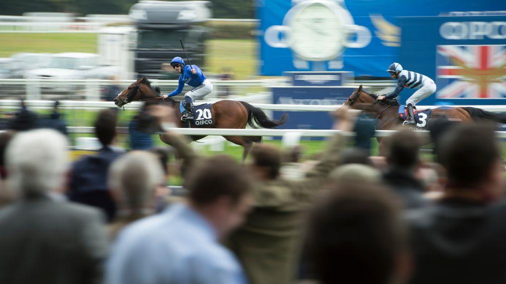 Musaddas and Eddy Greatrex land the Balmoral Handicap in 2015