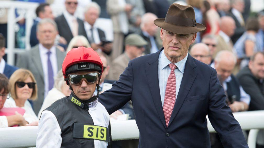 Frankie Dettori and John Gosden: racing's stars offered a message of support for the NHS