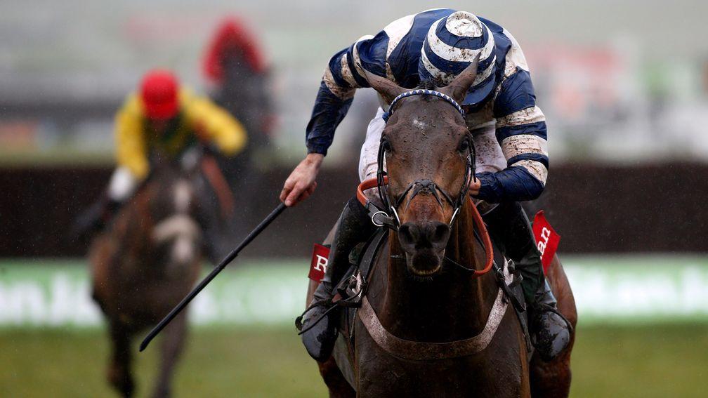 Davy Russell and Whisper en route to victory at Cheltenham in December