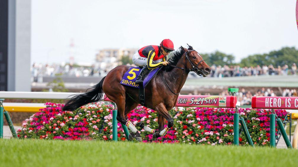 Liberty Island: champion filly stormed clear in the Yushun Himba
