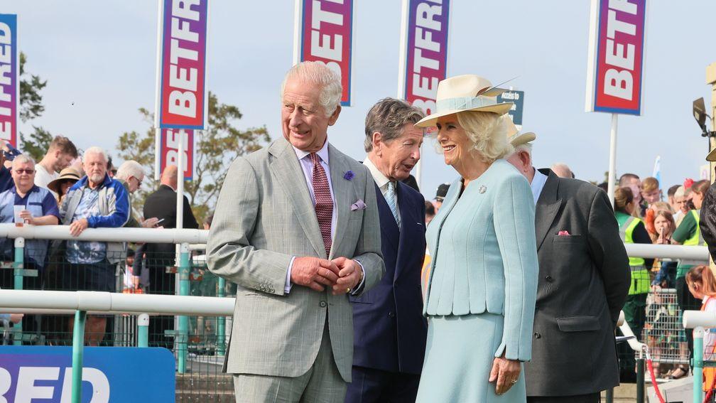 The King and Queen were in attendance for Desert Hero's Classic bid