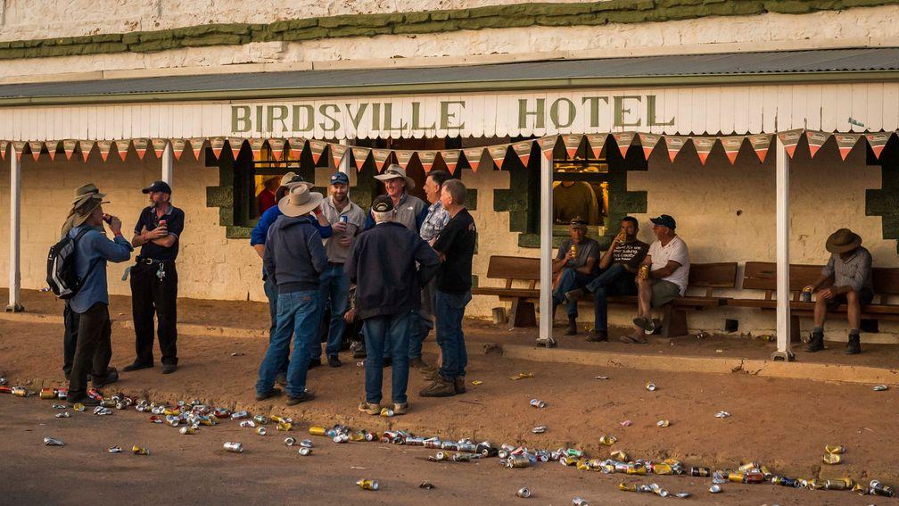 A day at Birdsville races is clearly thirsty work, even if you're just a spectator