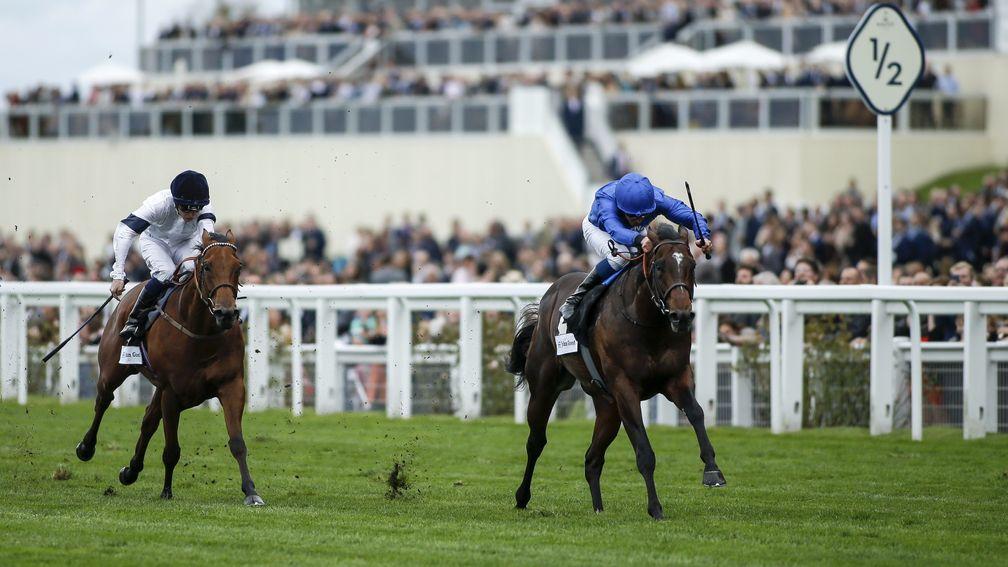 Blue Point pulls clear to win the John Guest Bengough Stakes at Ascot
