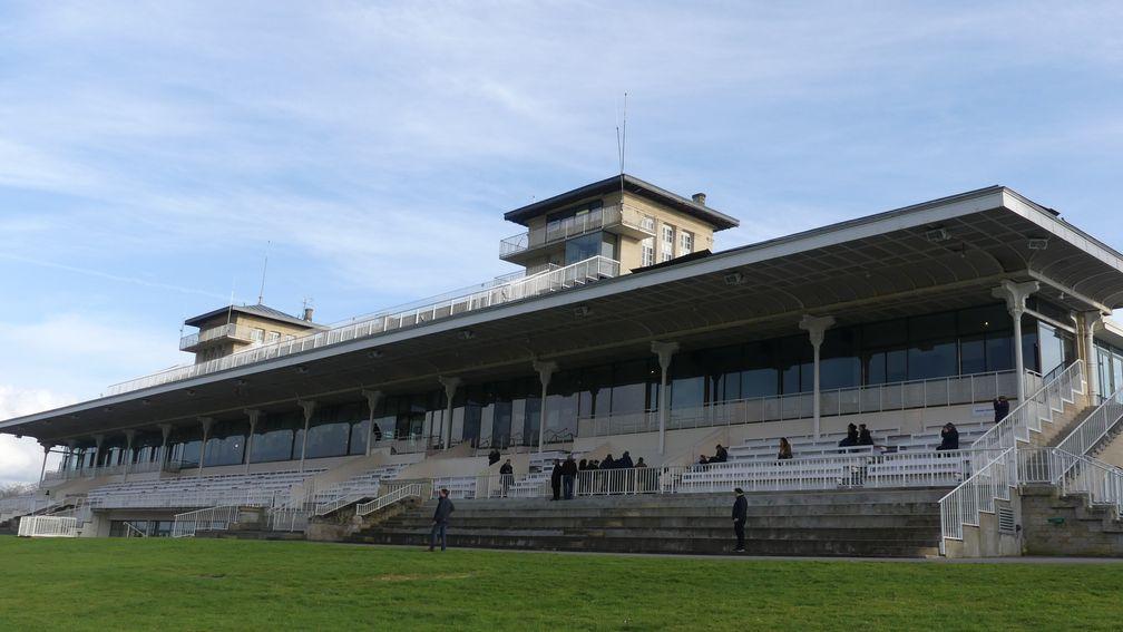Apart from a few trainers the stands were deserted at Chantilly on Tuesday when officials were forced to keep the doors closed to the public on account of the coronavirus outbreak