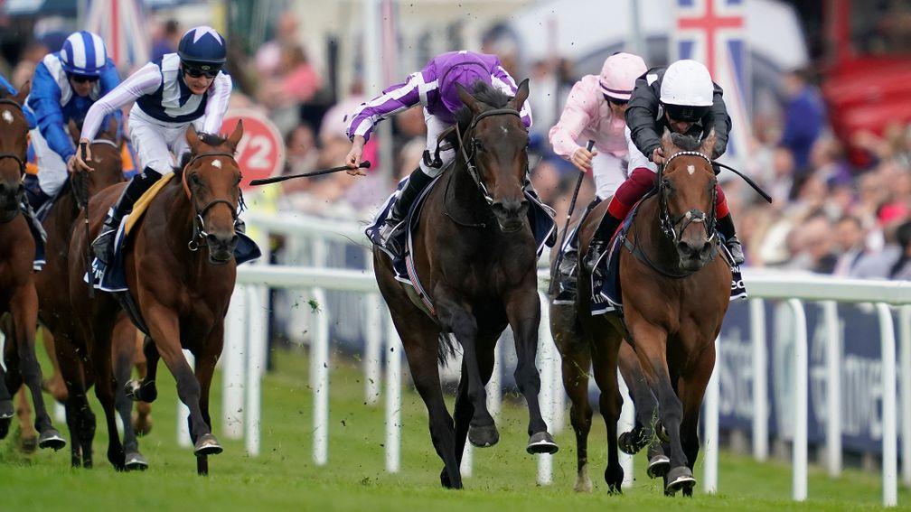 Anapurna (right): Oaks winner could give Frankie Dettori a great Saturday at Longchamp