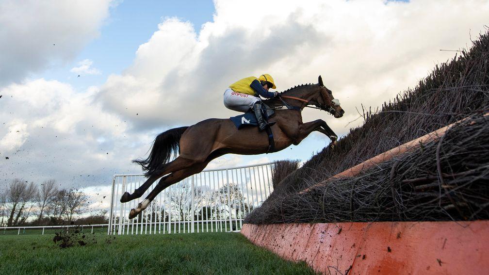 Charbel flies the last to win on his way to victory in the Peterborough Chase