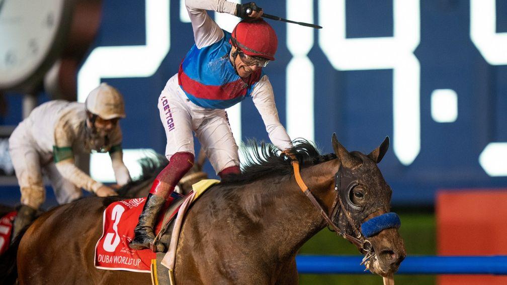 Dettori recorded a fourth victory in the Dubai World Cup on Country Grammer this year