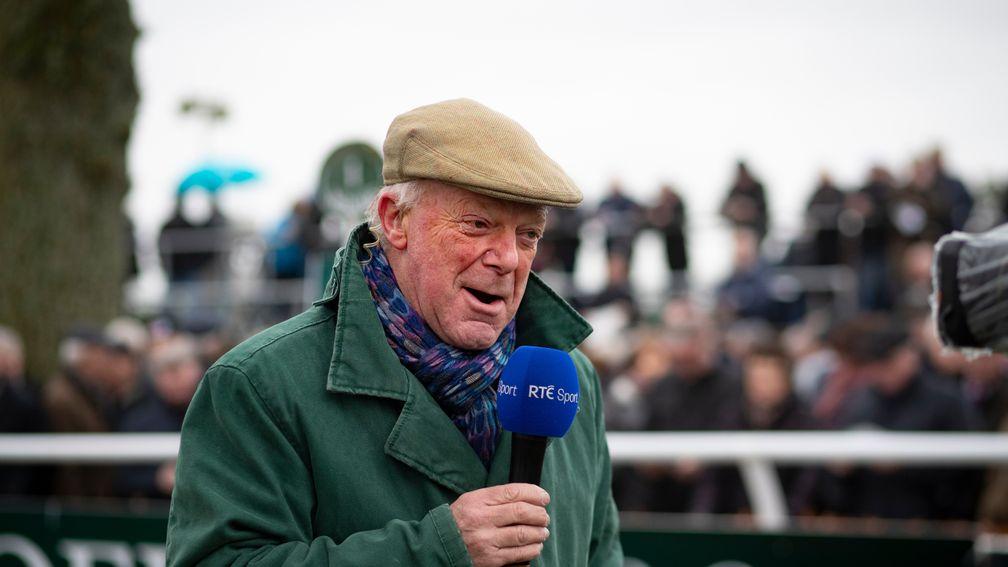 Robert Hall: will present RTE's racing coverage for the last time at Leopardstown on Sunday