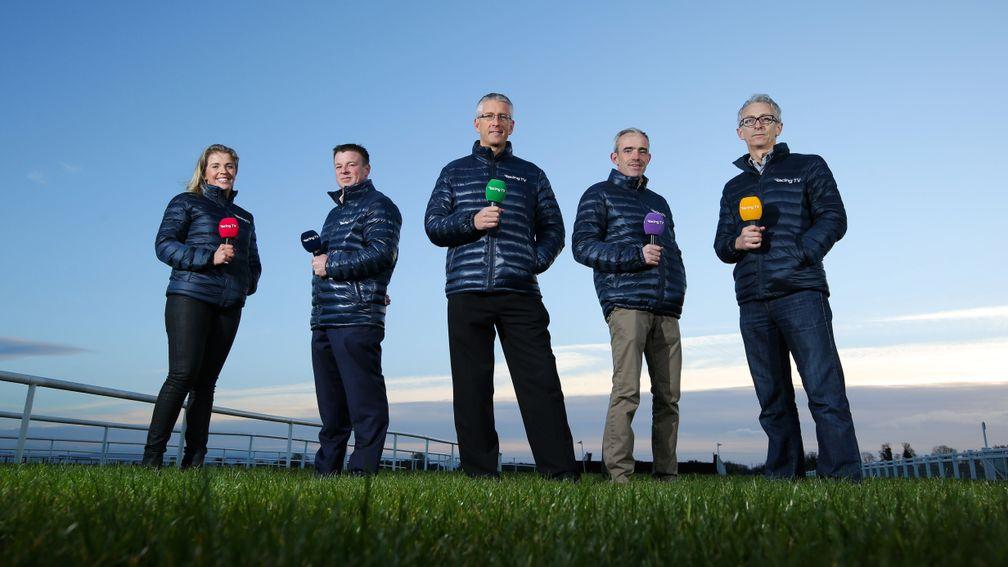 Racing UK unveiled what will become Racing TV's new Irish team on Saturday