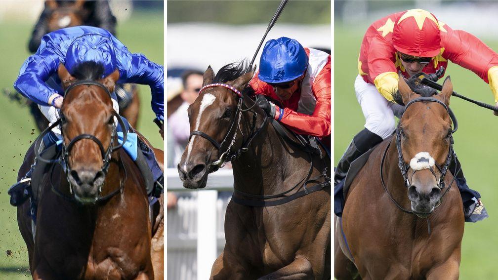 Coroebus (left) faces Inspiral (centre) and State Of Rest in a top-class Jacques le Marois