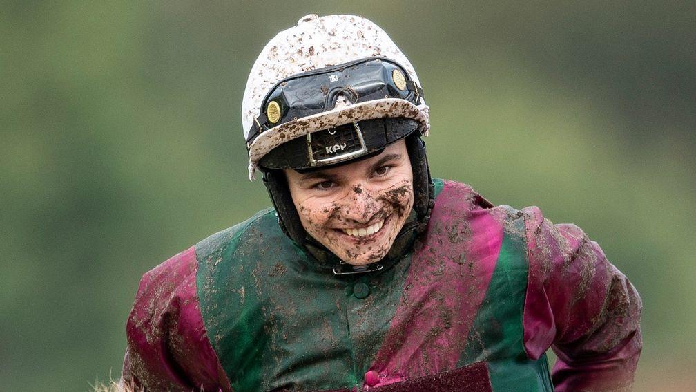 That winning feeling: a delighted Ben Jones after winning on Runasimi River at Warwick in September