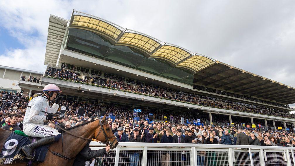A sellout crowd attended Gold Cup day