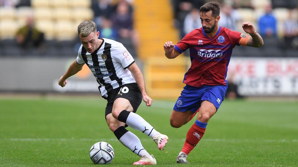 Notts County will be able to call upon the services of Cal Roberts (left)