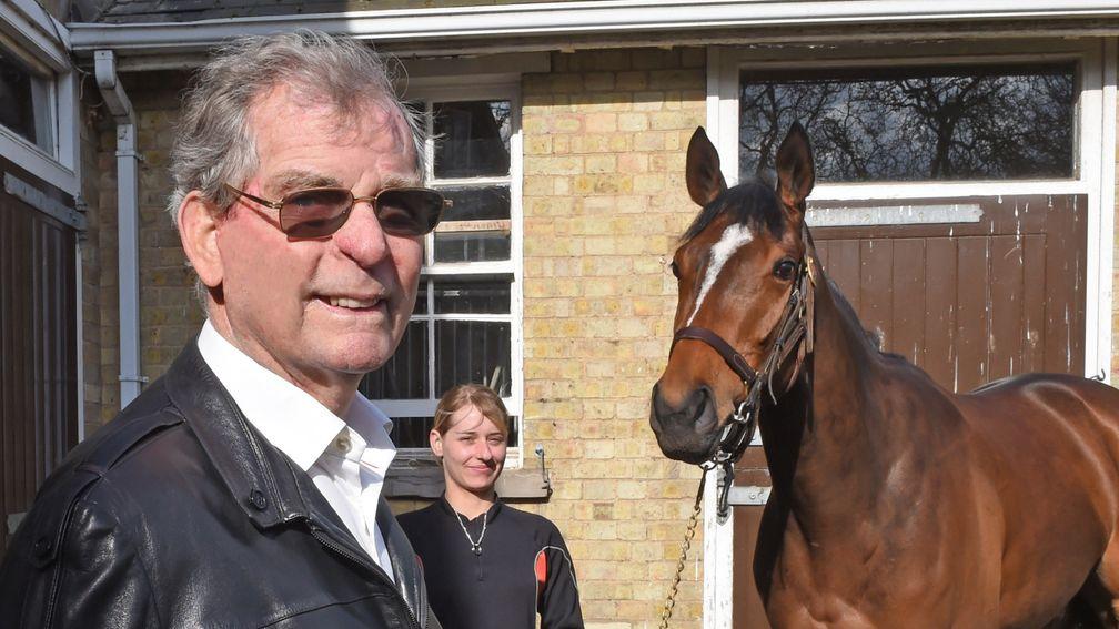 Master of Carlburg: Clive Brittain went from being a humble stable lad to owning one of Newmarket's premier yards on the Bury Road