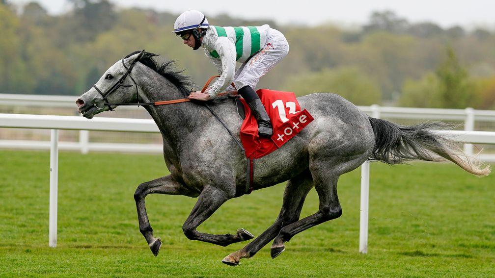 ASCOT, ENGLAND - MAY 08: Rossa Ryan riding Albaflora easily win The tote+ Pays More At tote.co.uk Buckhounds Stakes at Ascot Racecourse on May 08, 2021 in Ascot, England. Only owners are allowed to attend the meeting but the public must wait until further