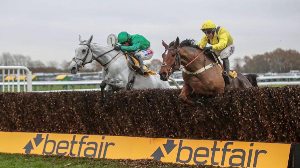 Lostintranslation (right) is a key King George and Gold Cup candidate after taking the Betfair Chase