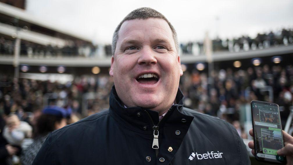 Gordon Elliott: wins the Coral Cup with 50-1 chance Commander Of Fleet