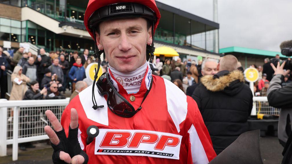 Oisin Murphy rode three winners at Newcastle