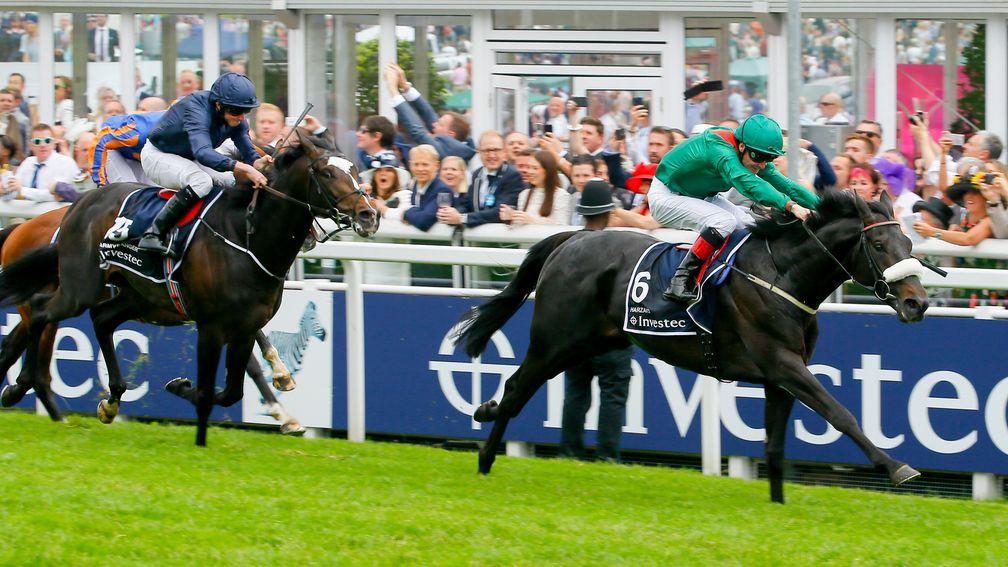 Hidden Brief is a half-sister to the dam of 2016 Epsom hero Harzand, by Sea The Stars