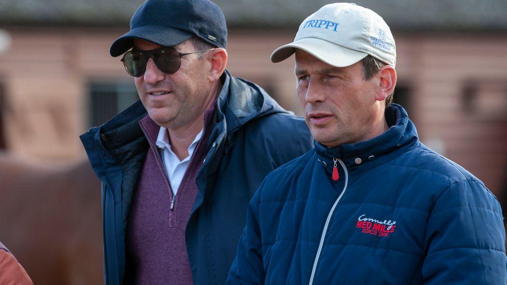 Craig Bernick (left) and Fozzy Stack combined for Grade 1 success with Aspen Grove