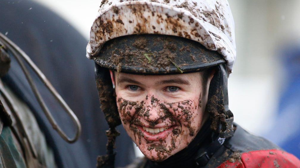Brendan Powell: the jump jockey's win was due to be his first at Worcester in 1,540 days