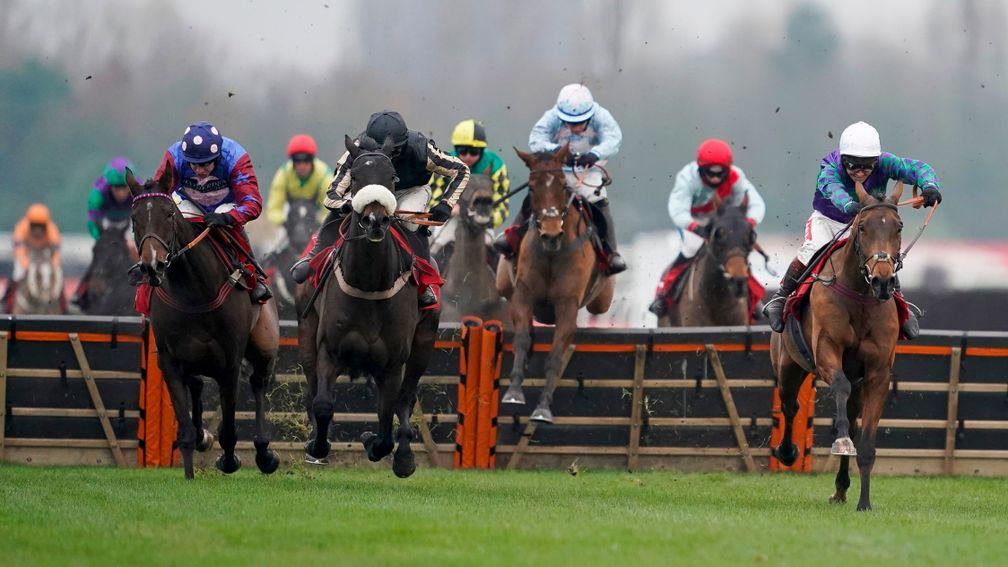 Thyme Hill (right) and Paisley Park (left) are set to clash again in Saturday's Long Walk Hurdle