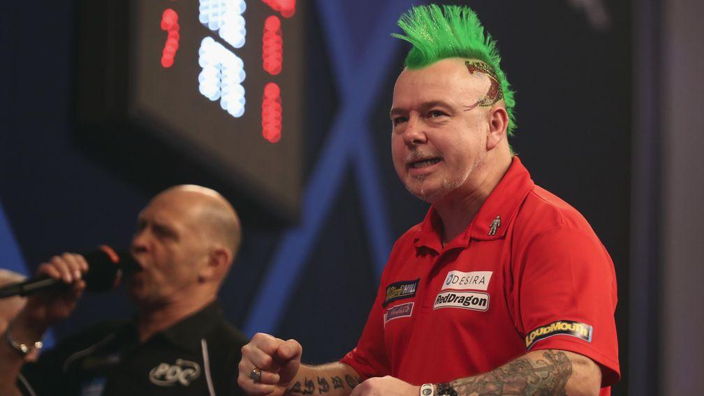 Peter Wright broke his major duck in March