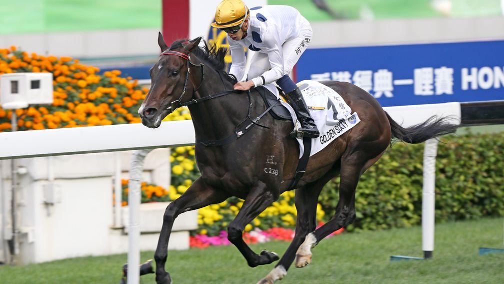 Golden Sixty: out to strike in the Hong Kong Derby under Vincent Ho