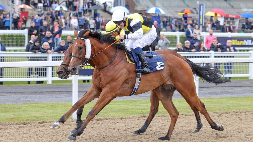 CRACK REGIMENT (Ben Curtis) wins at NEWCASTLE 25/6/21Photograph by Grossick Racing Photography 0771 046 1723