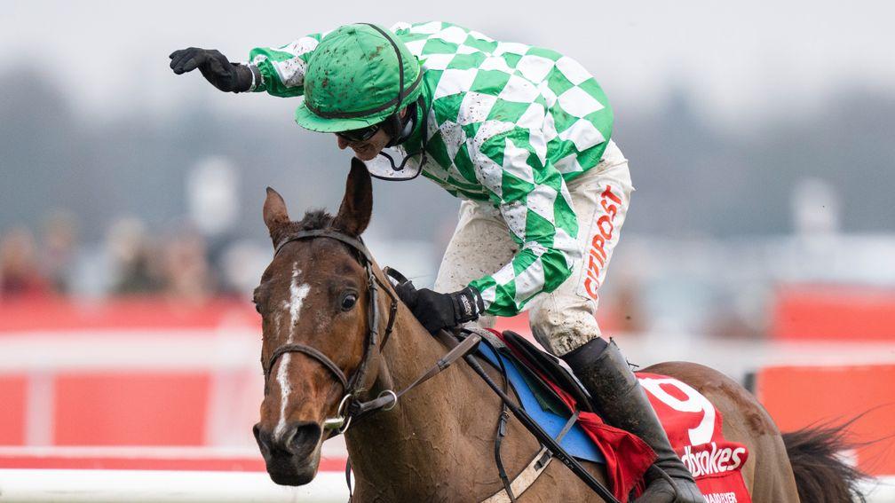 Danny Mullins: 'The ground was a lot softer than Kempton normally would be and, if some of the other riders didn't factor that into their calculations, it was going to open up the door. Thankfully, it did.”