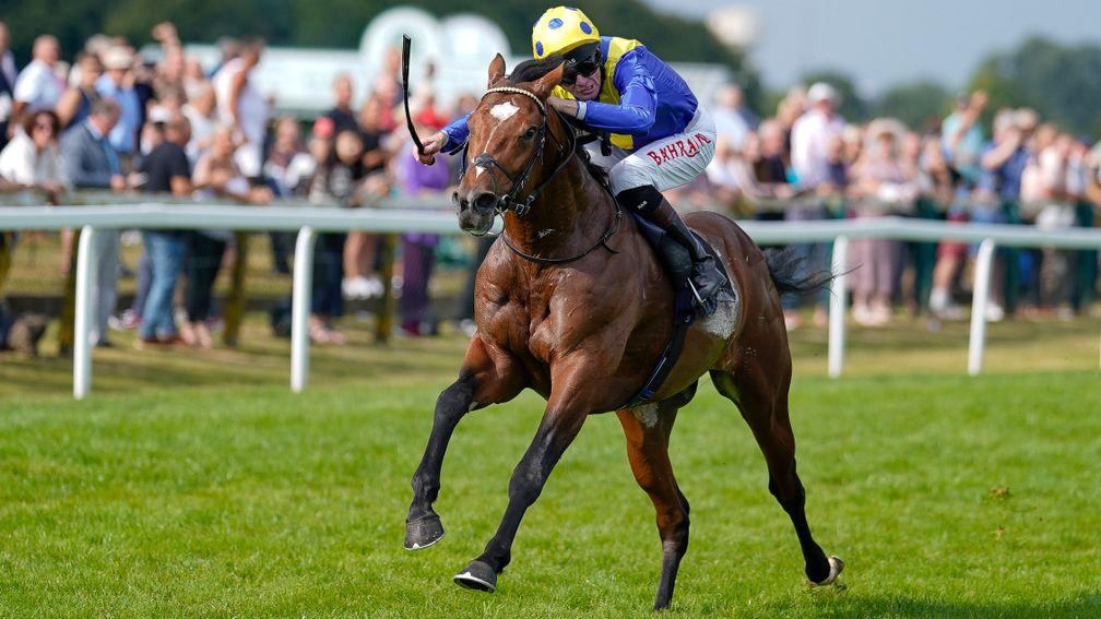 Mighty Ulysses winning at Yarmouth last year  (Photo by Alan Crowhurst/Getty Images)