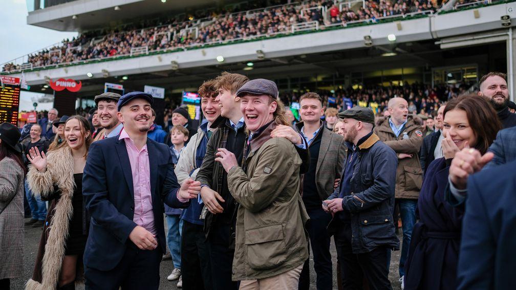 Average racecourse attendances showed a small increase in 2023