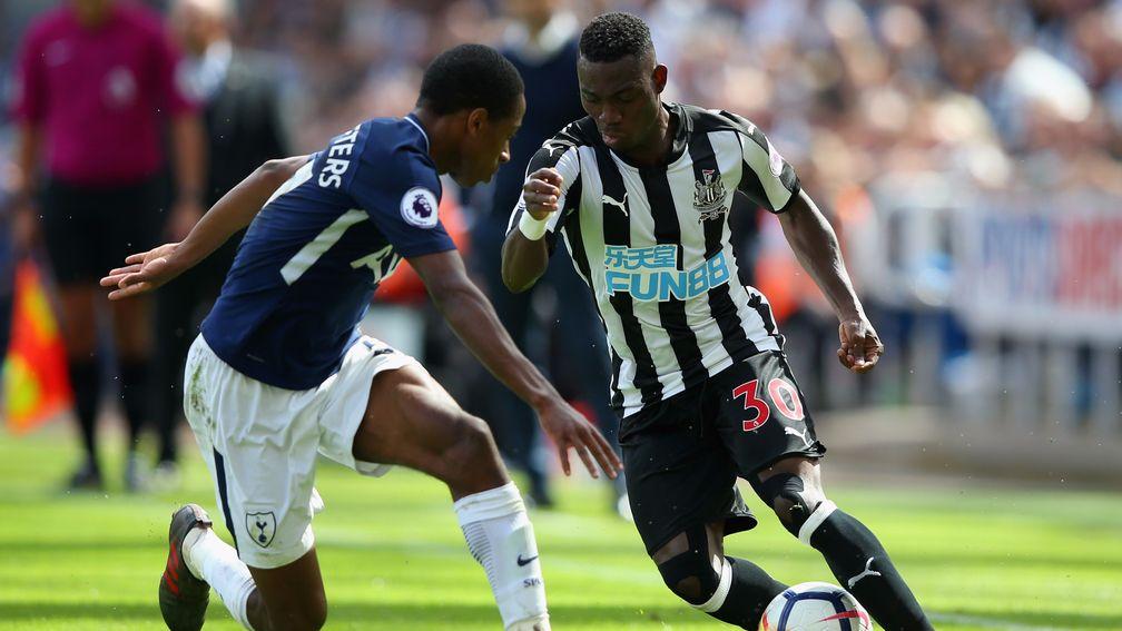 Christian Atsu will be looking to start for Newcastle