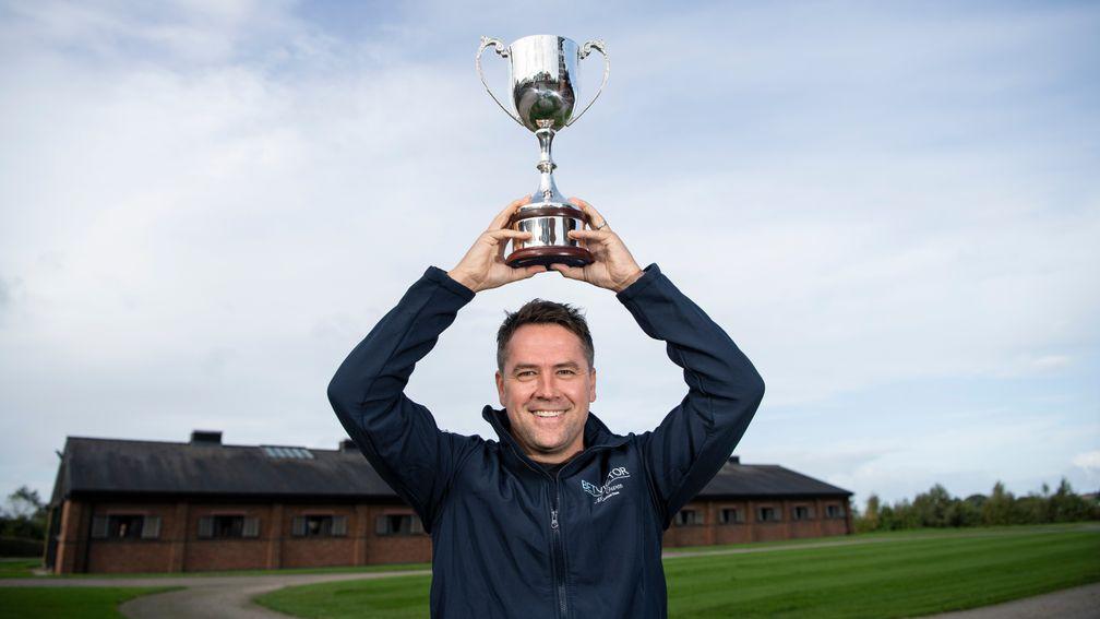 Michael Owen: hoping to be lifting the July Cup trophy on Saturday after supplementing Flaming Rib