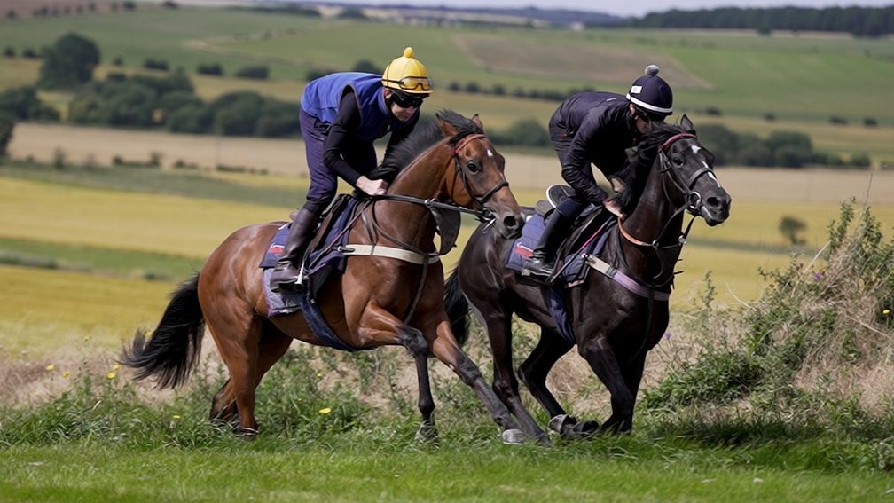 Charlie Bishop (yellow cap) is at the controls aboard Bobsleigh