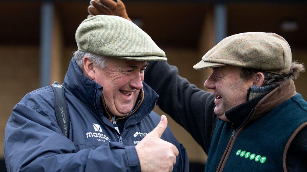 Best of rivals: championship contenders Paul Nicholls and Nicky Henderson will lock horns again at Cheltenham