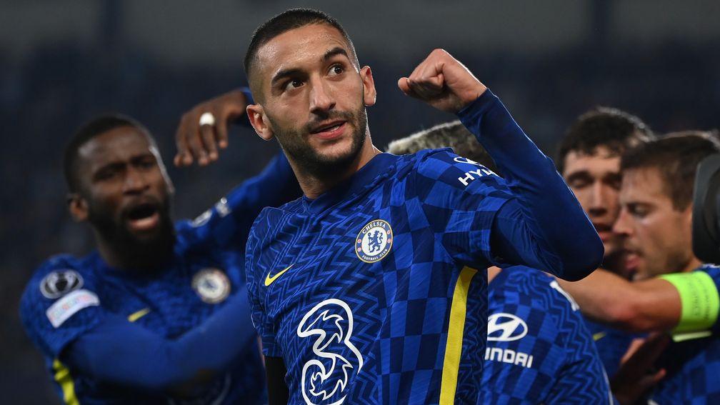 Hakim Ziyech had seven shots in Chelsea's draw with Leicester