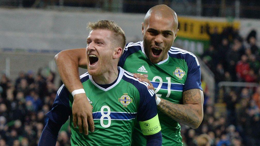 Steven Davis (left) and Josh Magennis are crucial to Northern Ireland's chances
