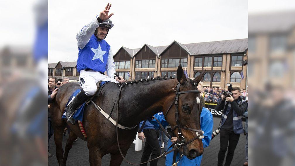 Ruby Walsh bids farewell to race-riding on an emotional day at the Punchestown festival