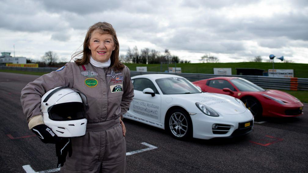 GC Gillian was a motor racing driver before and after her festival ride and is now an instructor at Thruxton