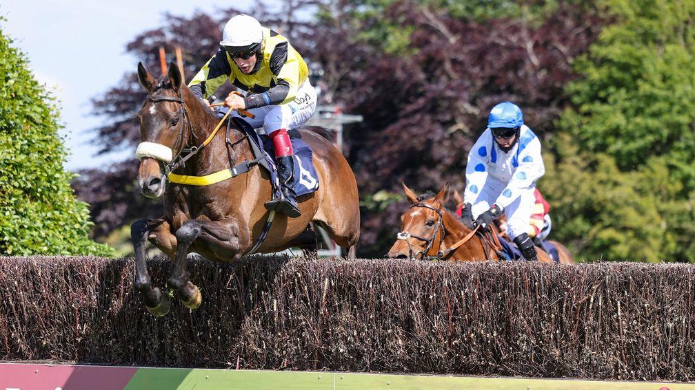 Classical Milano: Jonathon Bewley steered his father's horse to victory at Hexham on Sunday