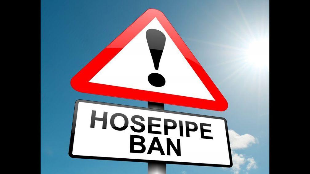A hosepipe ban will be brought in in the north-west on August 5, but Cartmel, Chester and Haydock will be unaffected