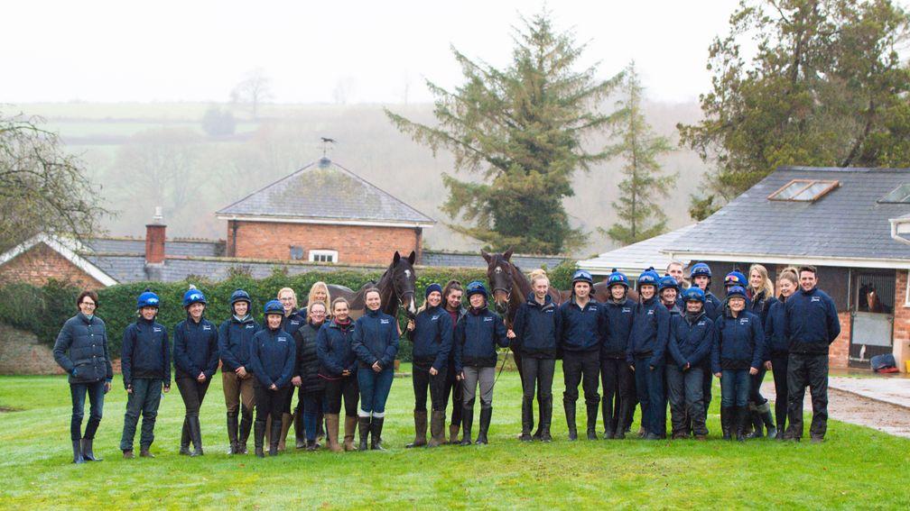 Venetia Williams has set up a syndicate for her 30-strong stable staff team