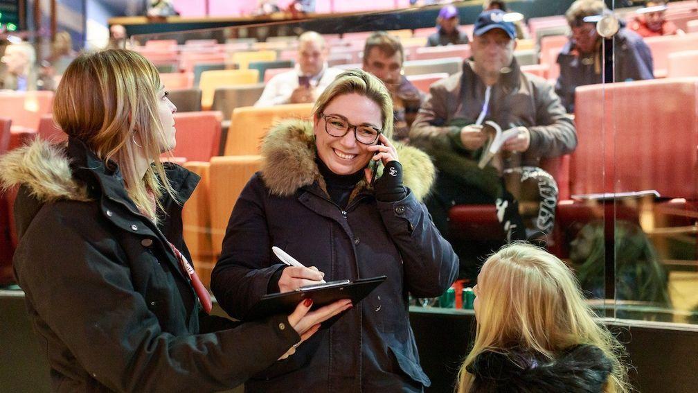 A delighted Anna Sundstrom said her new Siyouni filly 'has size and scope'