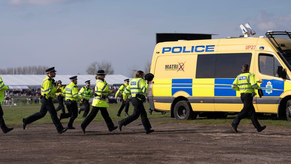 Merseyside Police made a total of 118 arrests at the Grand National at Aintree on Saturday