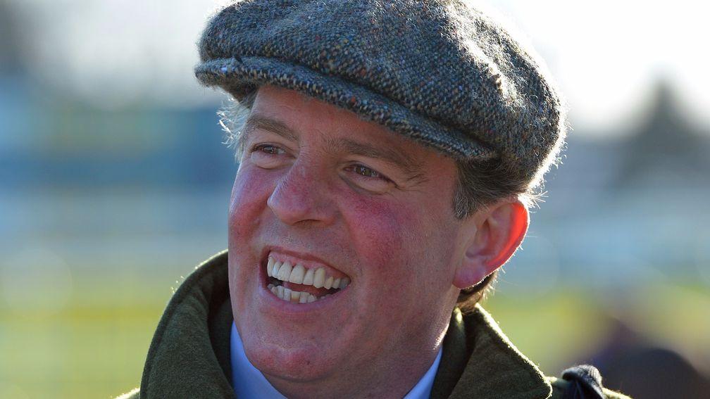 Tom George: trainer of Coral Welsh Grand National Trial winner Wild West Wind at Chepstow on Saturday