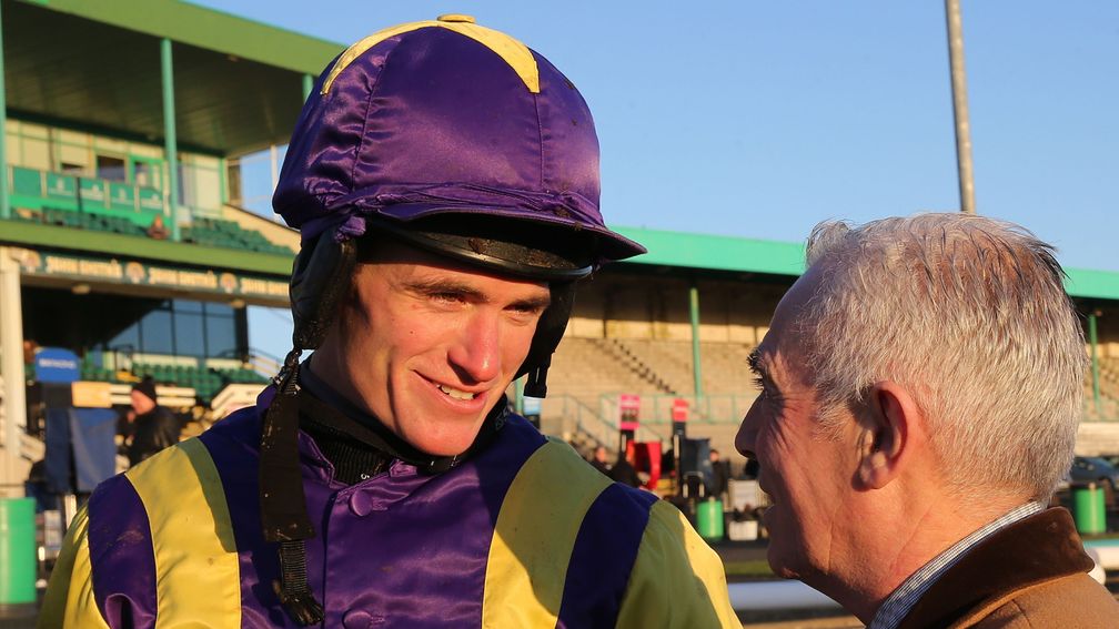 John Kington: rode his first winner of the season at Doncaster