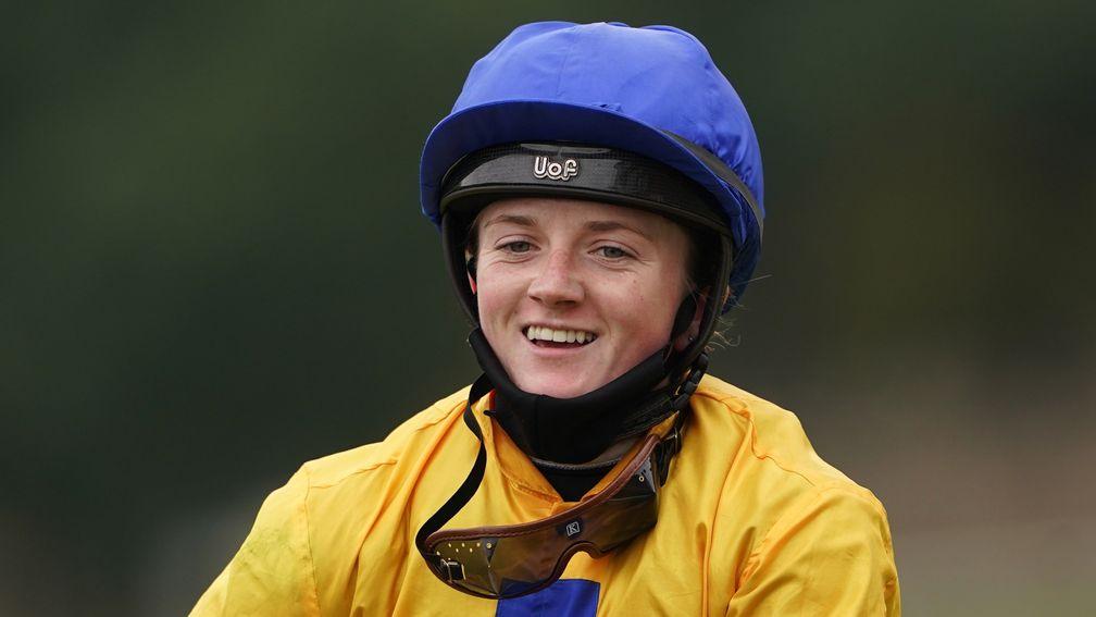 Hollie Doyle is all smiles after Stag Horn racks up a hat-trick at Pontefract